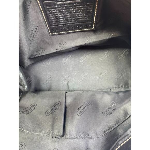 Coach Black Medium Leather Handbag - Picture 8 of 10
